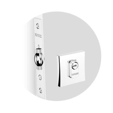 Imagem de Fechadura Pivotante Regulagem Externa Ros34 Br45pk65 Soprano