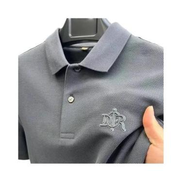 Imagem de Camisa Polo Masculina Premium De Algodão Com Manga Curta, Marca De Mod