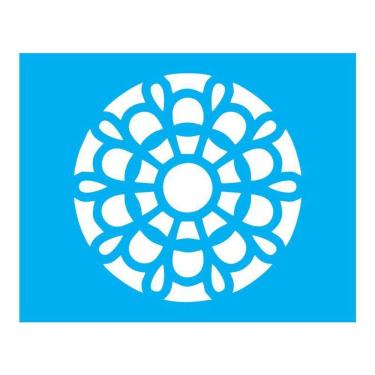 Imagem de Stencil Tamako Mandala - 20X25Cm - Ref B300