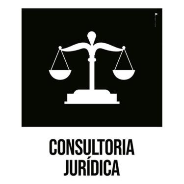 Imagem de Kit 3 Placas Consultória Jurídica Desenho