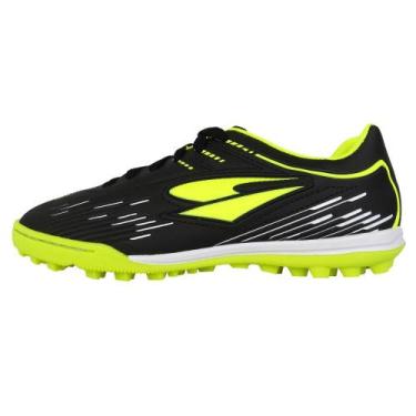 Imagem de Chuteira Dray TF Society - 391, Preto, Verde, 40
