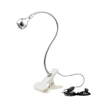 Imagem de Lâmpada De Mesa Flexível USB, Luz De Leitura Com Suporte De Clipe, Dec