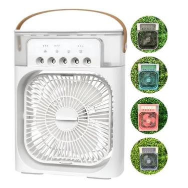 Imagem de Climatizador Portátil 3 em 1: Ventilador, Umidificador e Purificador de Ar