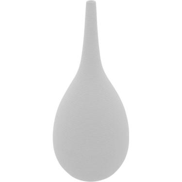 Imagem de Vaso Decorativo Enfeite Casa Cerâmica 15x15x15cm Branco