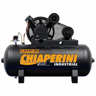 Imagem de Compressor de ar 20 pés 200l 5 hp 175 lbs monofásico - CJ 20+ APV 200L