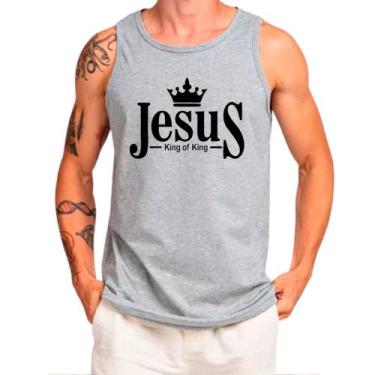 Imagem de Camiseta gospel jesus moda evangélica camisa masculina lançamento 01 -