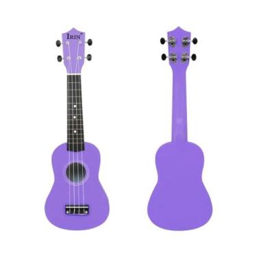 Imagem de Ukulele Azul De 21 Polegadas Para Iniciantes, Mini Guitarra De 4 Corda