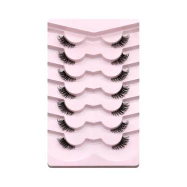 Imagem de Cílios Postiços Meio-Cílios Volumosos Efeito Olho De Gato Natural, Sua