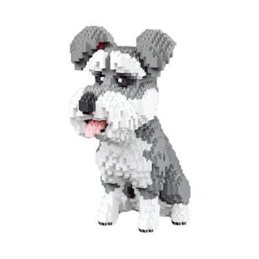 Imagem de Conjunto De Blocos De Montar Modelo Cão Dachshund Micro Mini, Presente