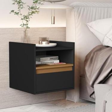 Imagem de Mesa Cabeceira Suspensa Porta Medina Plus Cores Comprar - Comprar Móve