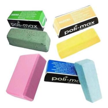Imagem de Kit Ceras De Polimento Poli-Max Acetato Max Misto 4 Cores - Ghc Acessó