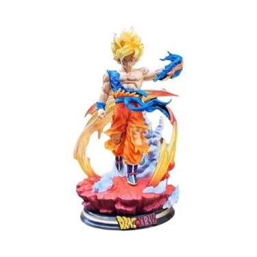 Imagem de Figura De PVC Dragon Ball SSJ4 Gogeta De 30cm, Estátua De Anime De Alt