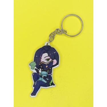 Imagem de Chaveiros Chibi Valorant Anime Games Acrílico Pingente Diversos Person