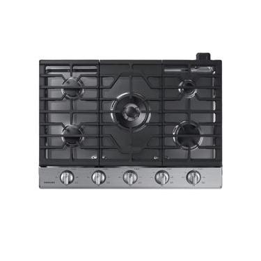 Imagem de COOKTOP SAMSUNG 5 QUEIMADORES COM WI-FI E DUPLA CHAMA INOX 127V NA30N6555TS/AZ