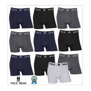 Imagem de Kit 8 Cuecas Masculinas Box Microfibra Polo Wear, M