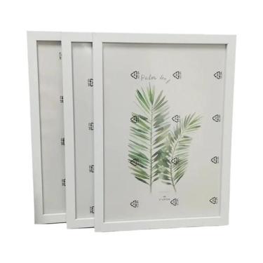 Imagem de Conjunto De Porta-Retratos De Madeira 3 Peças 10X15 15X20 20X25 A4 Dec