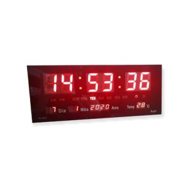 Imagem de Relógio calendário de parede digital para academia 3615 - Raffs, Verme