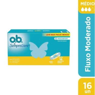 Imagem de Absorvente Interno OB Sempre Livre ProComfort Médio 16 unidades - O.B