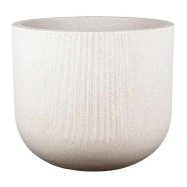 Imagem de Vaso Fringe Cilíndrico 36 (20L) Cor Off-White JAPI