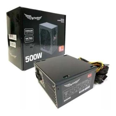 Imagem de Fonte Alimentação ATX 500W Tronos 24 Pinos Bivolt 110V 220V TRS5330B