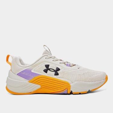 Imagem de Tênis Under Armour Tribase Reps 2, Bege, Laranja, 34