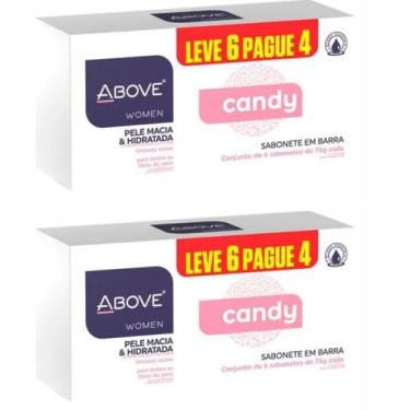 Imagem de Kit 2 Caixas Sabonete Em Barra Above Woman Candy 6 Und 75g