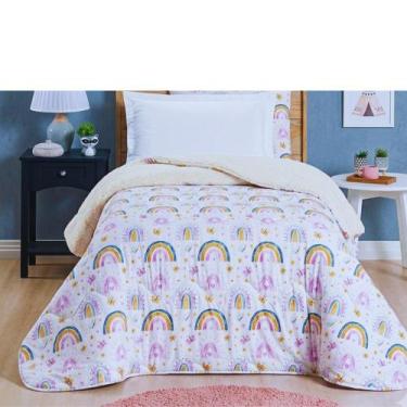 Imagem de Coberdrom Infantil Solteiro 2,40x1,50m Micropercal 200 Fios com Lã de 