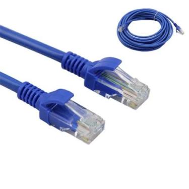 Imagem de Cabo De Rede Cat5E 3 Metros Ethernet Lan Giga 10/1000 - SMACTUDO