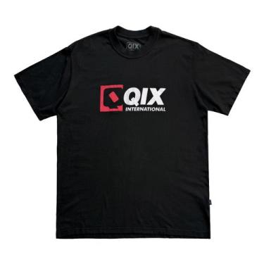Imagem de CAMISETA QIX STREET QIX INTERNACIONAL Tamanho:GGCor:Preto, GG, Preto