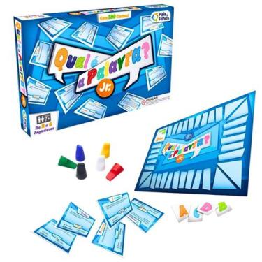 Imagem de Jogo de Tabuleiro Infantil Qual é a Palavra Júnior - Pais e Filhos