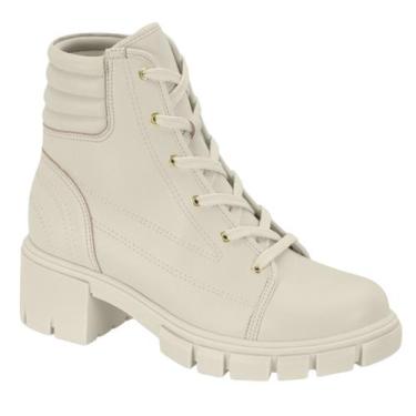 Imagem de Bota Moleca Coturno Plataforma Tratorada Original 5338107 Cor:Branco O