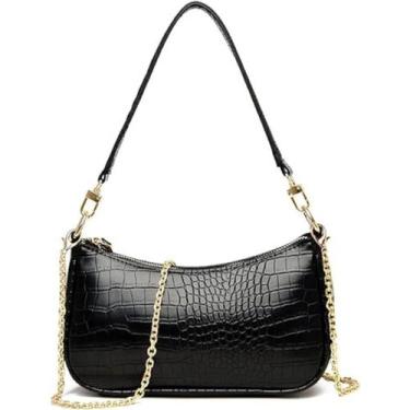 Imagem de Bolsa Feminina Pequena Festa Formatura Baguete Corrente Baguete De mão