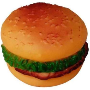 Imagem de brinquedo mordedor cachorro pets hamburguer - JAVICK