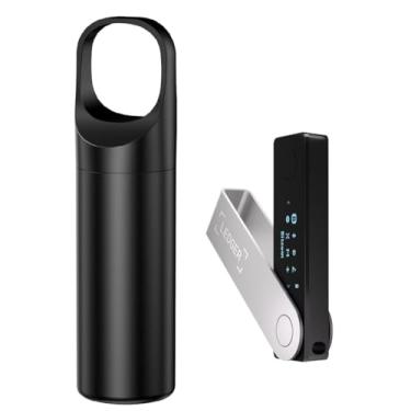 Imagem de Carteira Crypto Capa protetora para Ledger Nano X/S S Plus - Armazenamento seguro portátil para viagens e atividades ao ar livre
