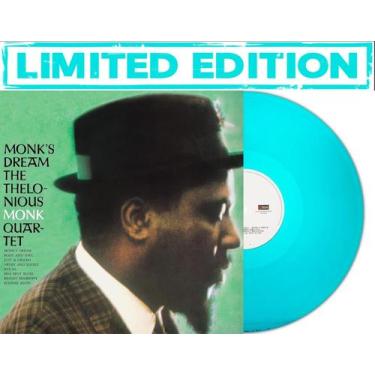 Imagem de LP de vinil azul turquesa de edição limitada Monk's Dream - Marca Próp