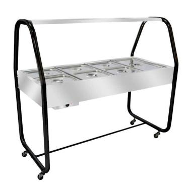Imagem de Buffet Aquecimento Preto Termos 08 Cubas Ea8t Venâncio