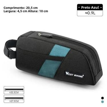 Imagem de Bolsa De Quadro Para Bicicleta WEST BIKING 0.9L Portátil E Resistente 