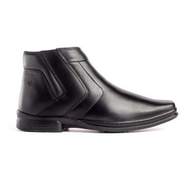 Imagem de Bota Coturno Masculino Rafarillo Couro Lisa Casual, 41