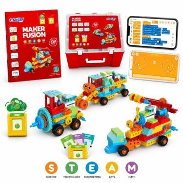 Imagem de Kit de Robótica Maker Fusio Montagem de 12 diferentes projetos com pro
