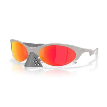 Imagem de Óculos Oakley X Podpah Plantaris Podpah Grey Prizm Ruby/Snow Sapphire,