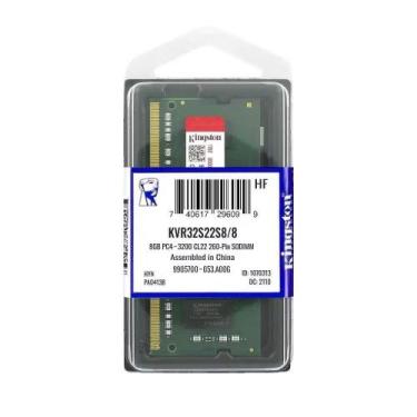 Imagem de Memória Kingston Original, Notebook 8GB DDR4 3200MHz SODIMM