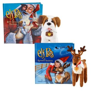 Imagem de Pacote com 2 Figuras de Pelúcia Elf on the Shelf Elf Pets - The Elf on