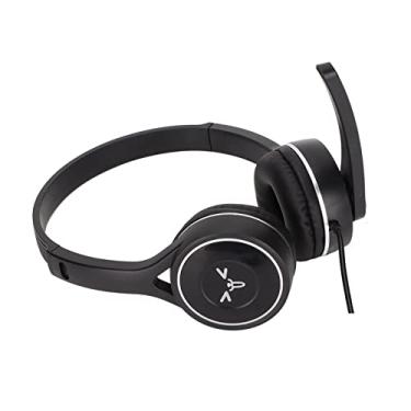 Imagem de Fone de ouvido na orelha, 3,5 mm protetores auditivos macios fone de ouvido infantil com fio estéreo com microfone para viagem de avião