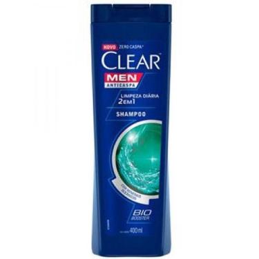 Imagem de Shampoo Clear Anti Caspa 2X1 Limpeza Diaria 400ml