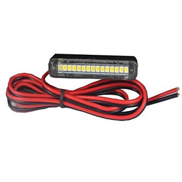 Imagem de Kingshowstar 1 luz de LED à prova d'água para motocicleta com 15 peças de LED branco para placa de carro, luz de reserva, lanterna traseira ou luz de freio