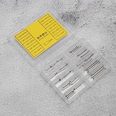 Imagem de Conjunto de parafusos de alça, 2 caixas de pulseira de relógio, kit de ferramentas de reparo de relógio, kit de substituição para relojoeiro