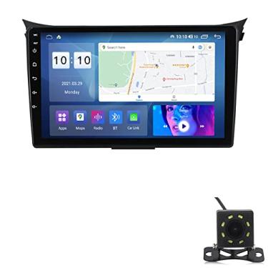 Imagem de Rádio estéreo do carro android 11 para hyundai i30 2011-2017 navegação gps 9''head unidade receptor de vídeo multimídia player com fm am carplay automático/swc link de espelho,M200s