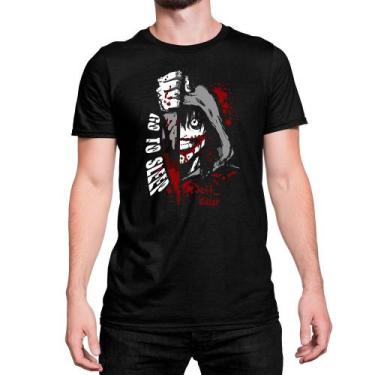 Imagem de Camiseta T-Shirt Jeff The Killer Go To Sleep Algodão - Shap Life