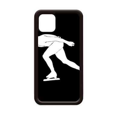 Imagem de Capa preta para iPhone 11 Pro Max Skating Sport Outline para Apple Mobile Case Shell