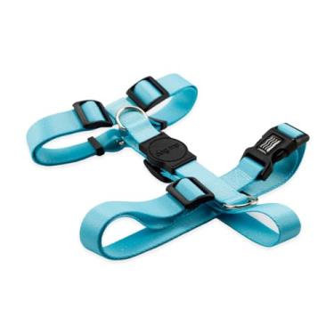 Imagem de Dog Trip Brasil Coleira Peitoral Para Cachorro Cães Modelo H Tradicional Tamanho Porte Grande Médio Pequeno (G, Wave)